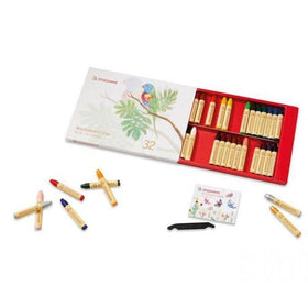 Stockmar Beeswax Block Crayons all 32 Colours in a Lovely Cardboard Box
