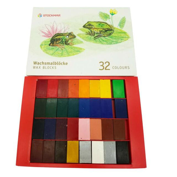 Stockmar Wax Block Crayons Box -32 Assorted