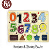 Number and Shape Puzzle Toddler Learning Puzzle Shape Sorter