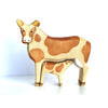 Wooden Cow Toy With Baby Cow