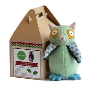 Hoo's The Maker Owl Stuffed Animal Beginner Sewing DIY Kit