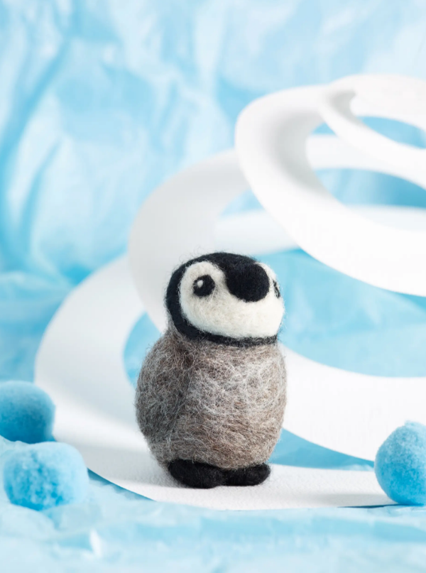 Baby Penguin Mini Felting Kit