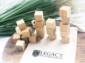 Hand made Wooden Building Blocks by Legacy Learning Academy
