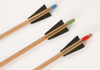 Wooden arrows for bow