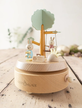 Wooden Music Box - Coco Rabbit