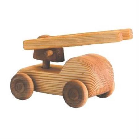 Debresk Wooden Toy Fire Engine Small
